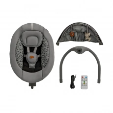 Електричне крісло-гойдалка Kinderkraft Lumi 2 Dark Grey