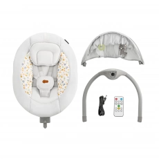 Електричне крісло-гойдалка Kinderkraft Lumi 2 Light Grey
