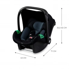 Автокрісло Kinderkraft Mink Pro i-Size Black (KCMINKPRBLK0000)