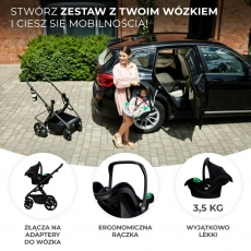 Автокрісло Kinderkraft Mink Pro i-Size Black (KCMINKPRBLK0000)