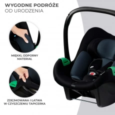 Автокрісло Kinderkraft Mink Pro i-Size Black (KCMINKPRBLK0000)
