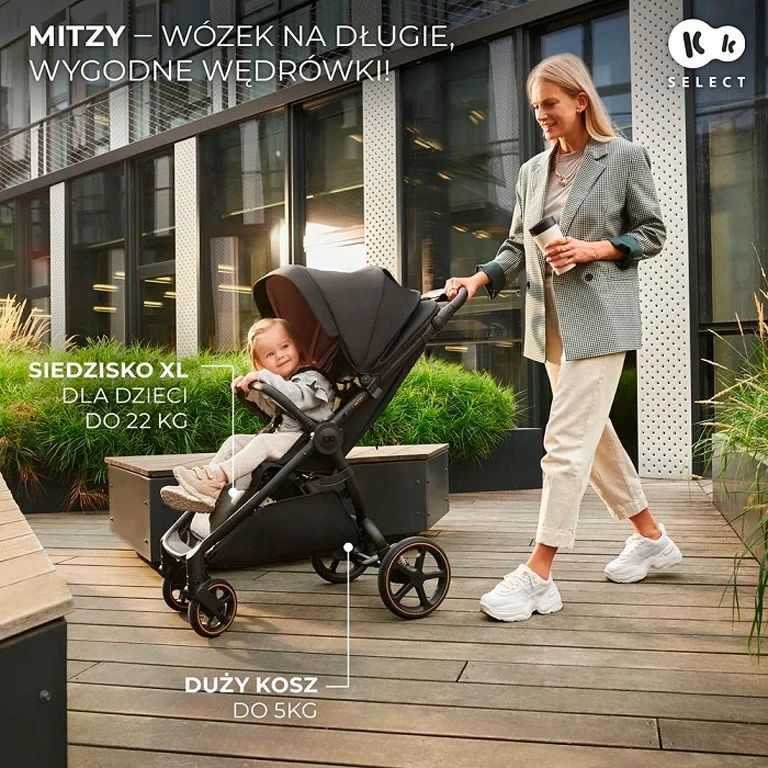 Прогулянкова коляска Kinderkraft Mitzy Jade Green