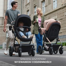 Дитяча коляска 3 в 1 Kinderkraft Moov 2 Air Light Gray
