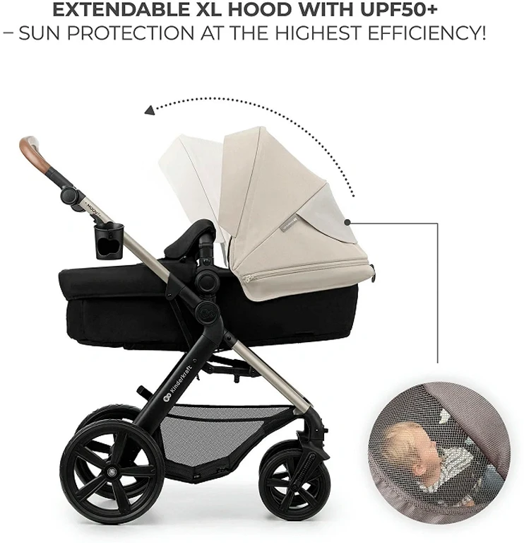 Універсальна коляска 3 у 1 Kinderkraft Moov 2 Moonlight Gray (KSMOOV02GRYEV00)