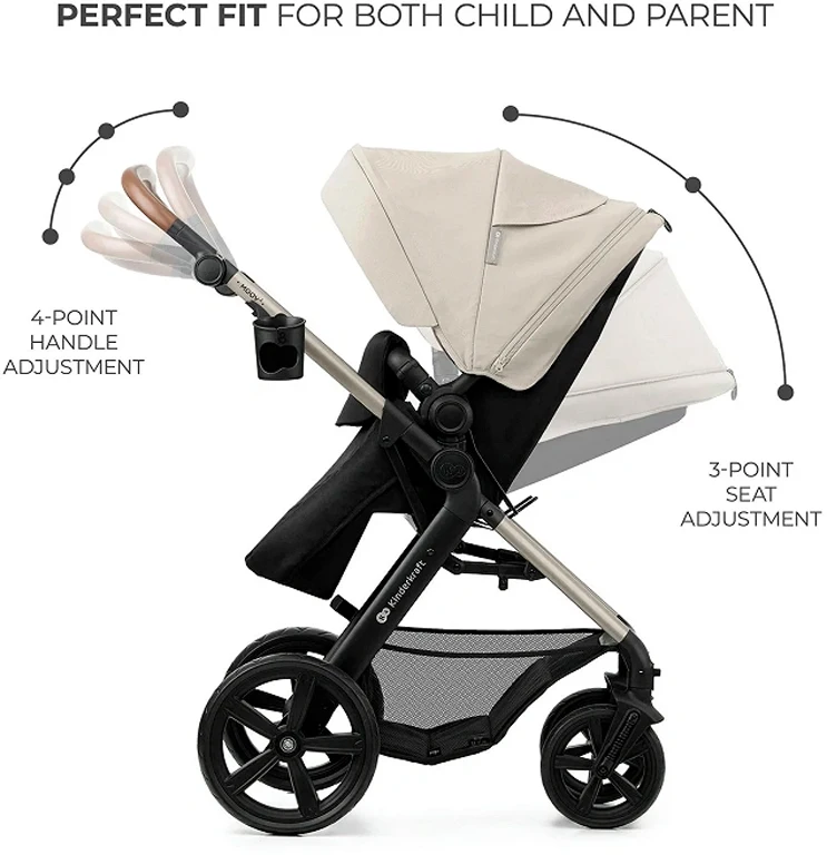 Універсальна коляска 3 у 1 Kinderkraft Moov 2 Moonlight Gray (KSMOOV02GRYEV00)