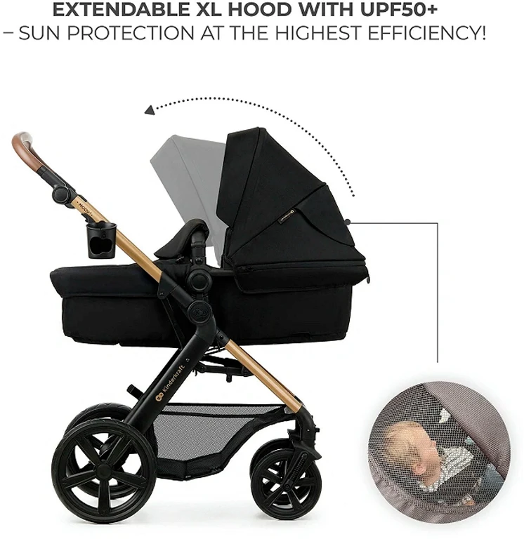 Універсальна коляска 3 у 1 Kinderkraft Moov 2 Pure Black (KSMOOV02BLKEV00)