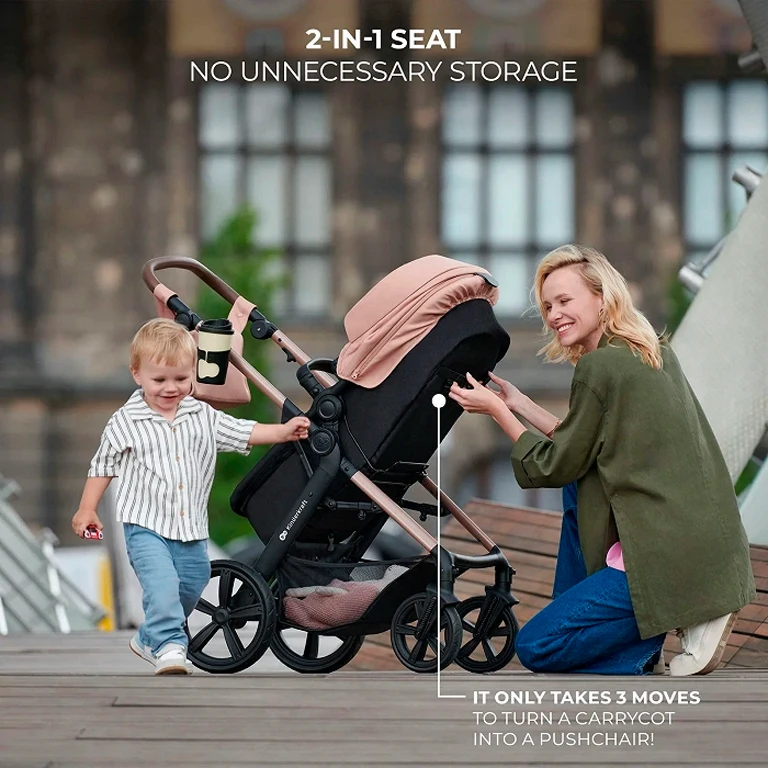 Універсальна коляска 3 у 1 Kinderkraft Moov 2 Pure Black (KSMOOV02BLKEV00)