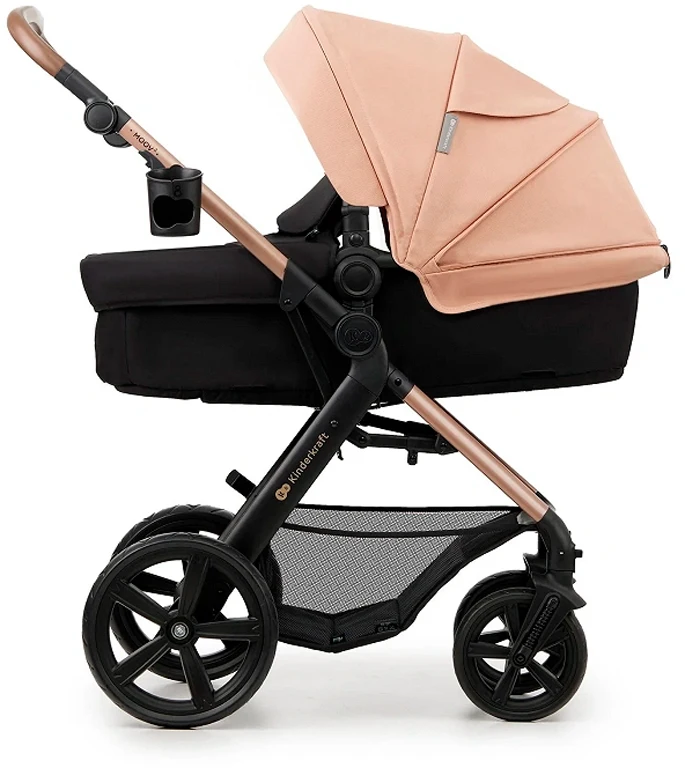 Універсальна коляска 3 у 1 Kinderkraft Moov 2 Sand Beige (KSMOOV02BEGEV00)