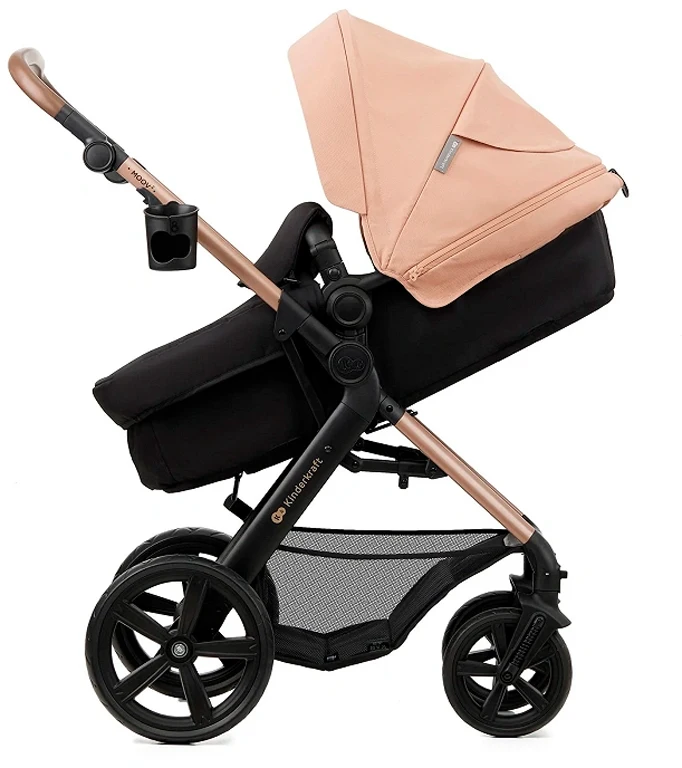 Універсальна коляска 3 у 1 Kinderkraft Moov 2 Sand Beige (KSMOOV02BEGEV00)