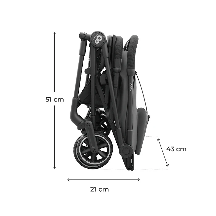 Прогулянковий візок Kinderkraft Nebo Platinum Grey