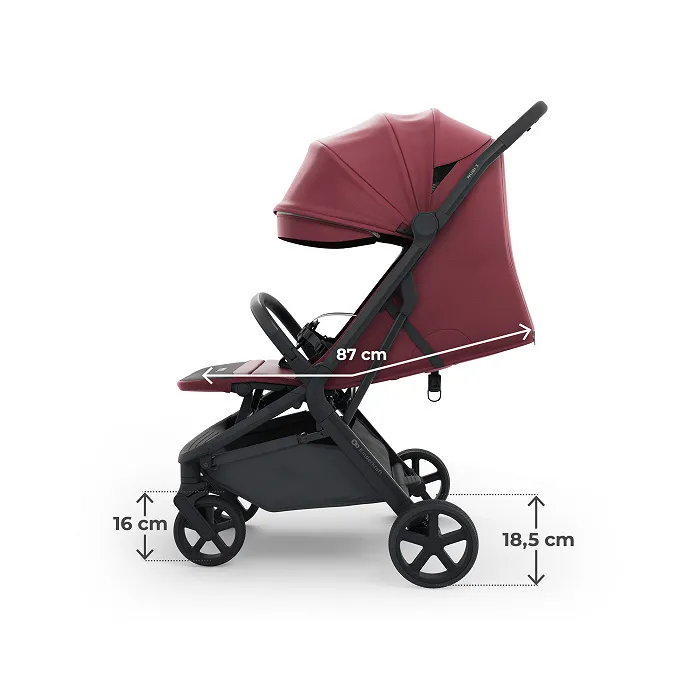 Прогулянковий візочок Kinderkraft Nubi 3 Burgundy