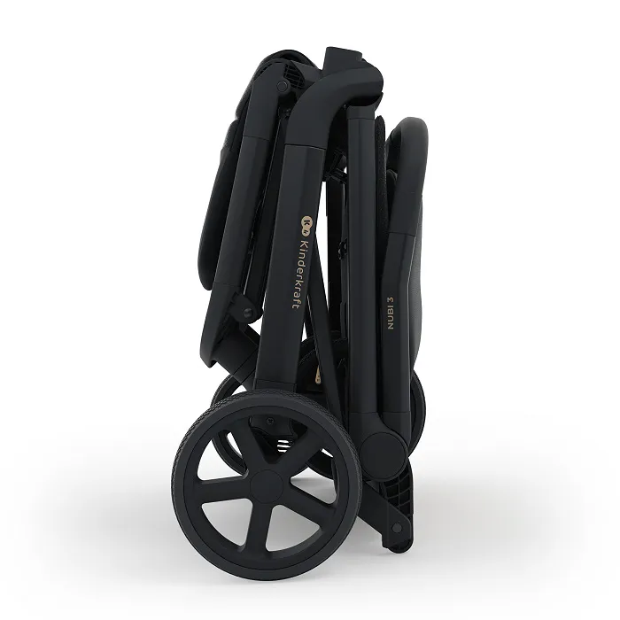 Прогулянковий візочок Kinderkraft Nubi 3 Midnight Black