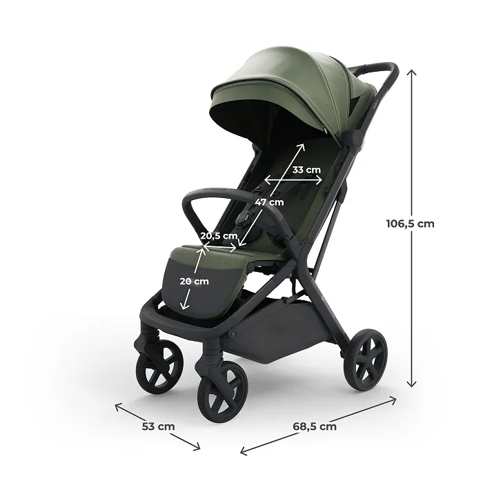 Прогулянковий візочок Kinderkraft Nubi 3 Mystic Green