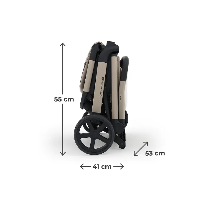Прогулянковий візочок Kinderkraft Nubi 3 Sand Beige