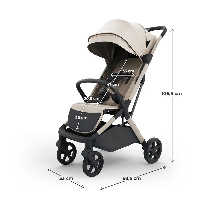 Прогулянковий візочок Kinderkraft Nubi 3 Sand Beige