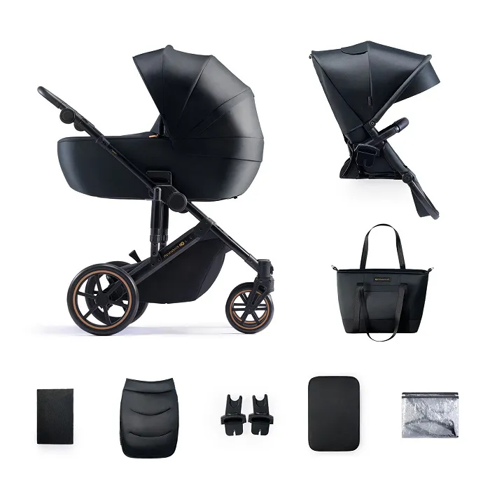 Коляска 2 в 1 Kinderkraft Prime 2 Venezian Black