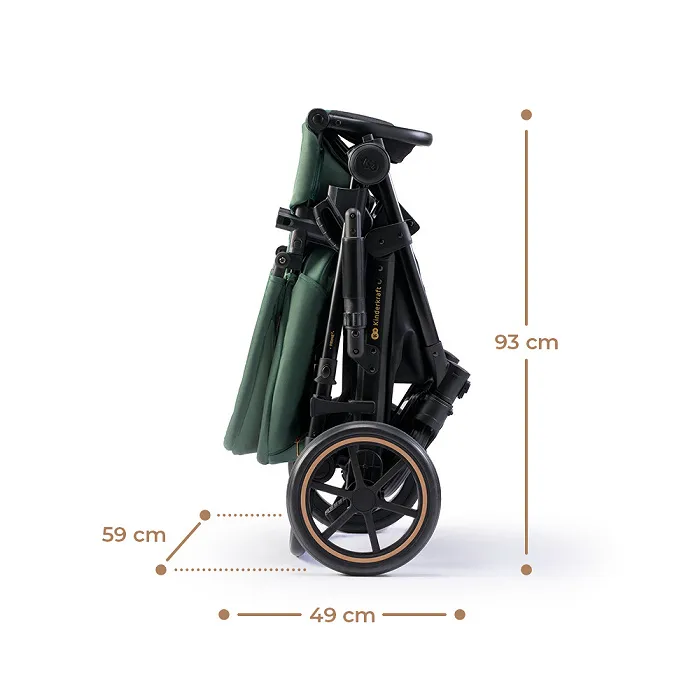 Коляска 2 в 1 Kinderkraft Prime 2 Venezian Black