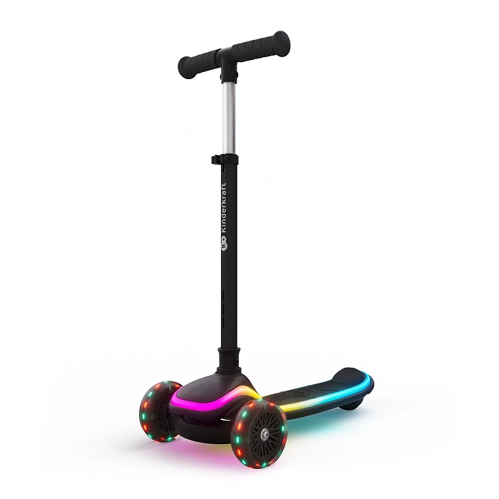 Триколісний самокат Kinderkraft Raket Up Black