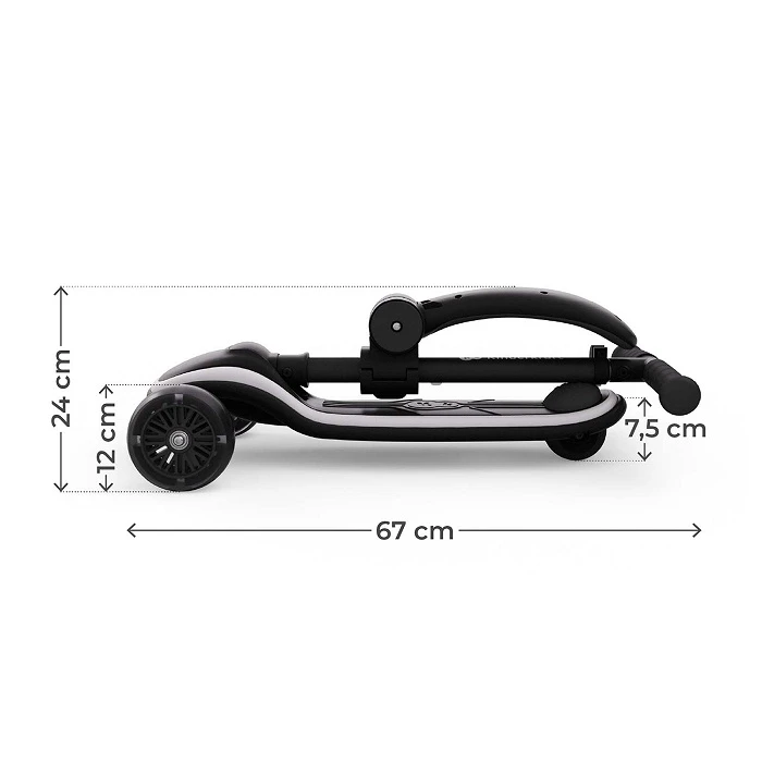Триколісний самокат Kinderkraft Raket Up Black