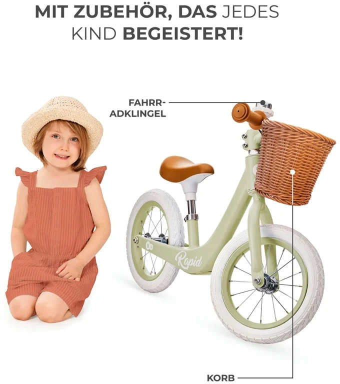 Беговел Kinderkraft Rapid 2 Savannah Green