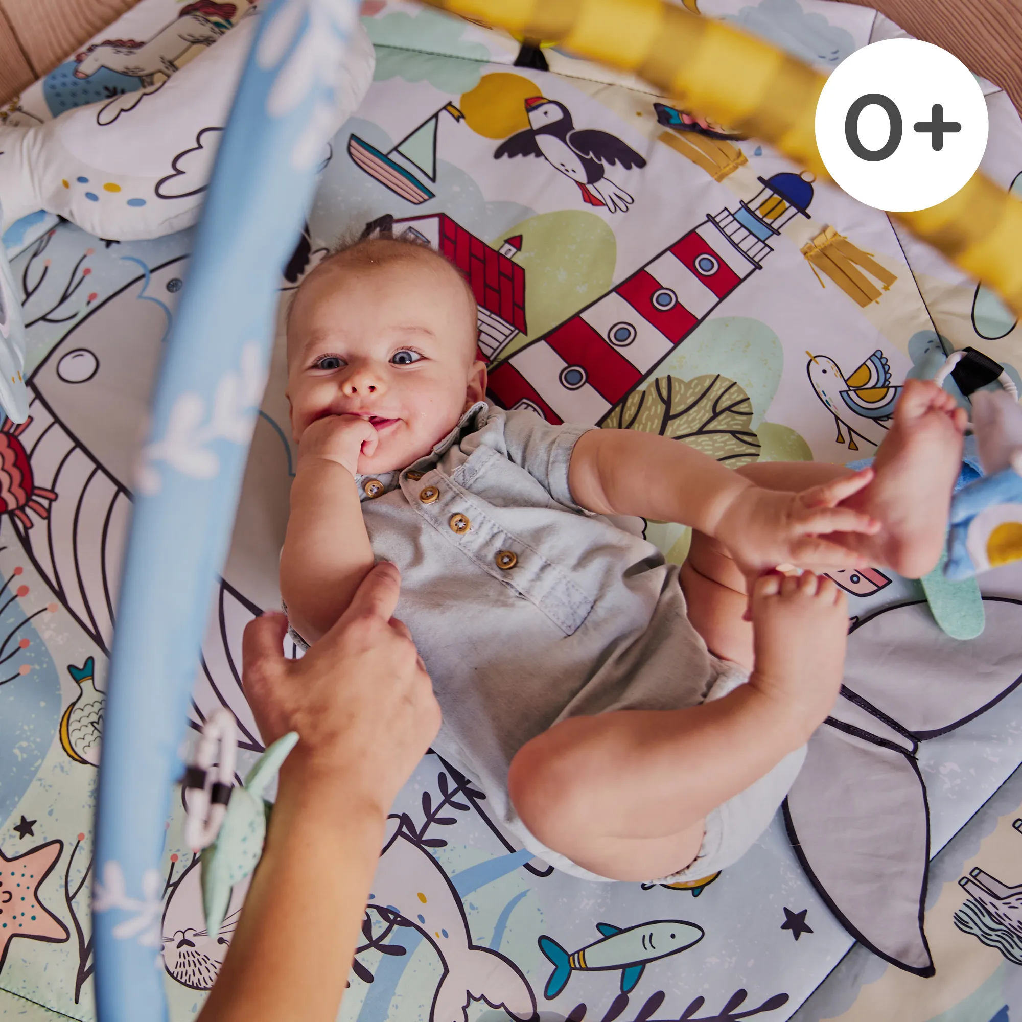 Развивающий коврик Kinderkraft Smartplay Sea