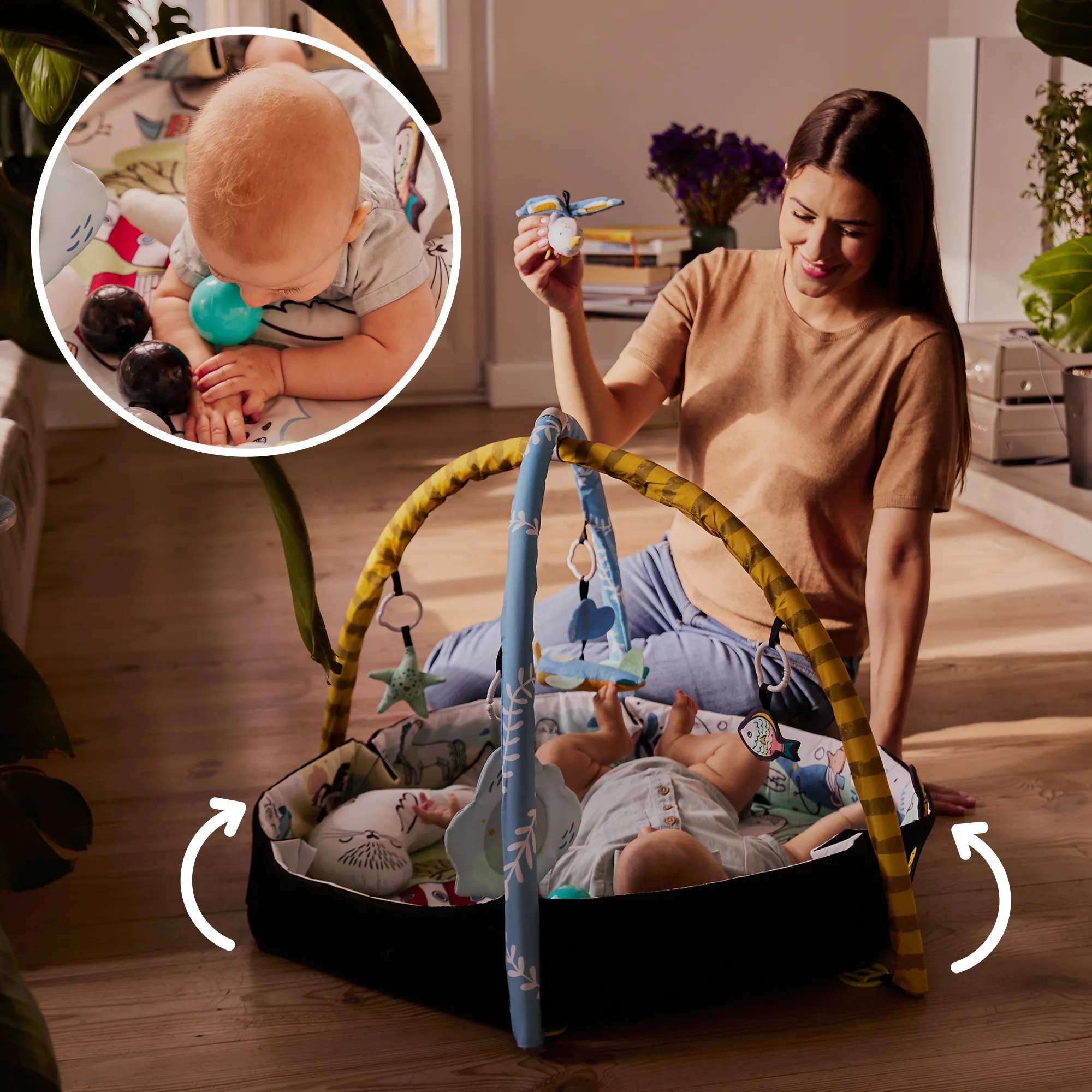 Развивающий коврик Kinderkraft Smartplay Sea