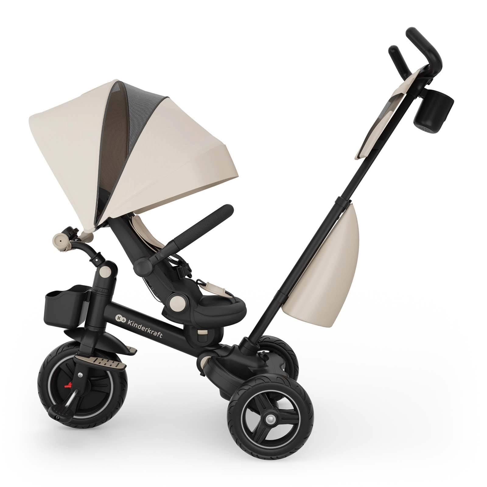 Дитячий триколісний велосипед Kinderkraft Spinstep 2 Plus Beige