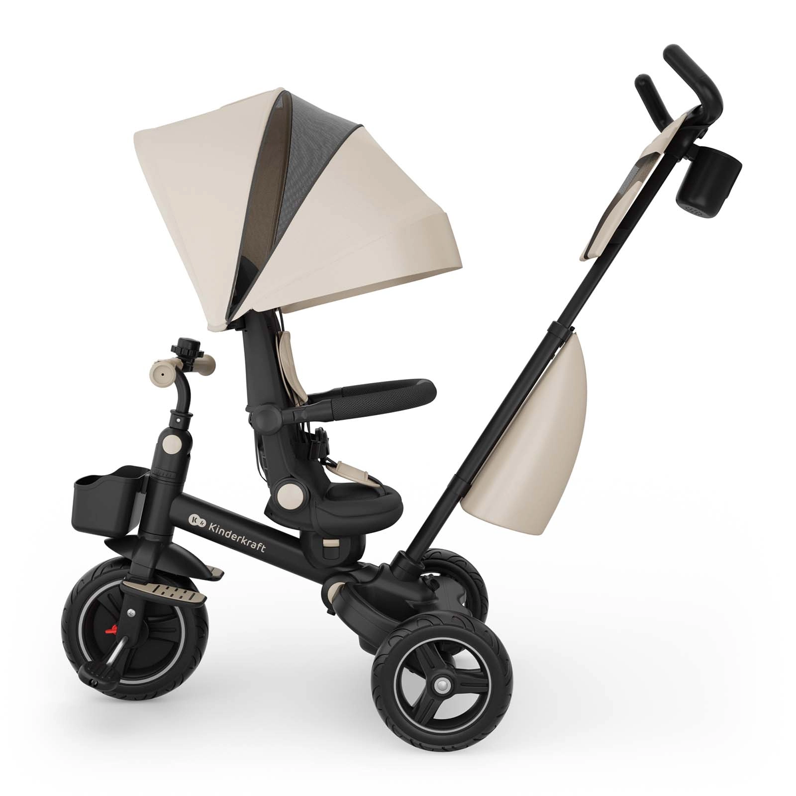 Дитячий триколісний велосипед Kinderkraft Spinstep 2 Plus Beige