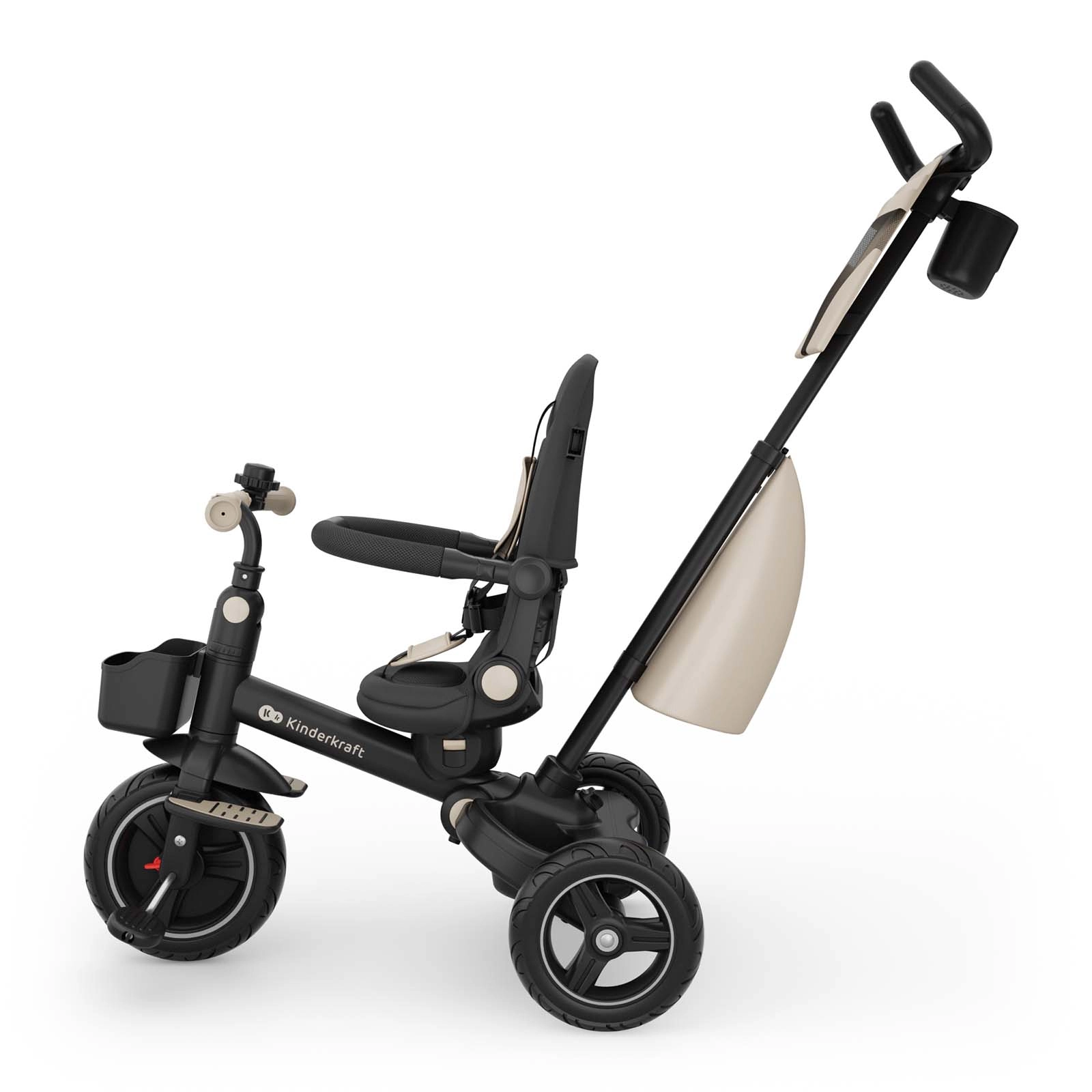 Дитячий триколісний велосипед Kinderkraft Spinstep 2 Plus Beige