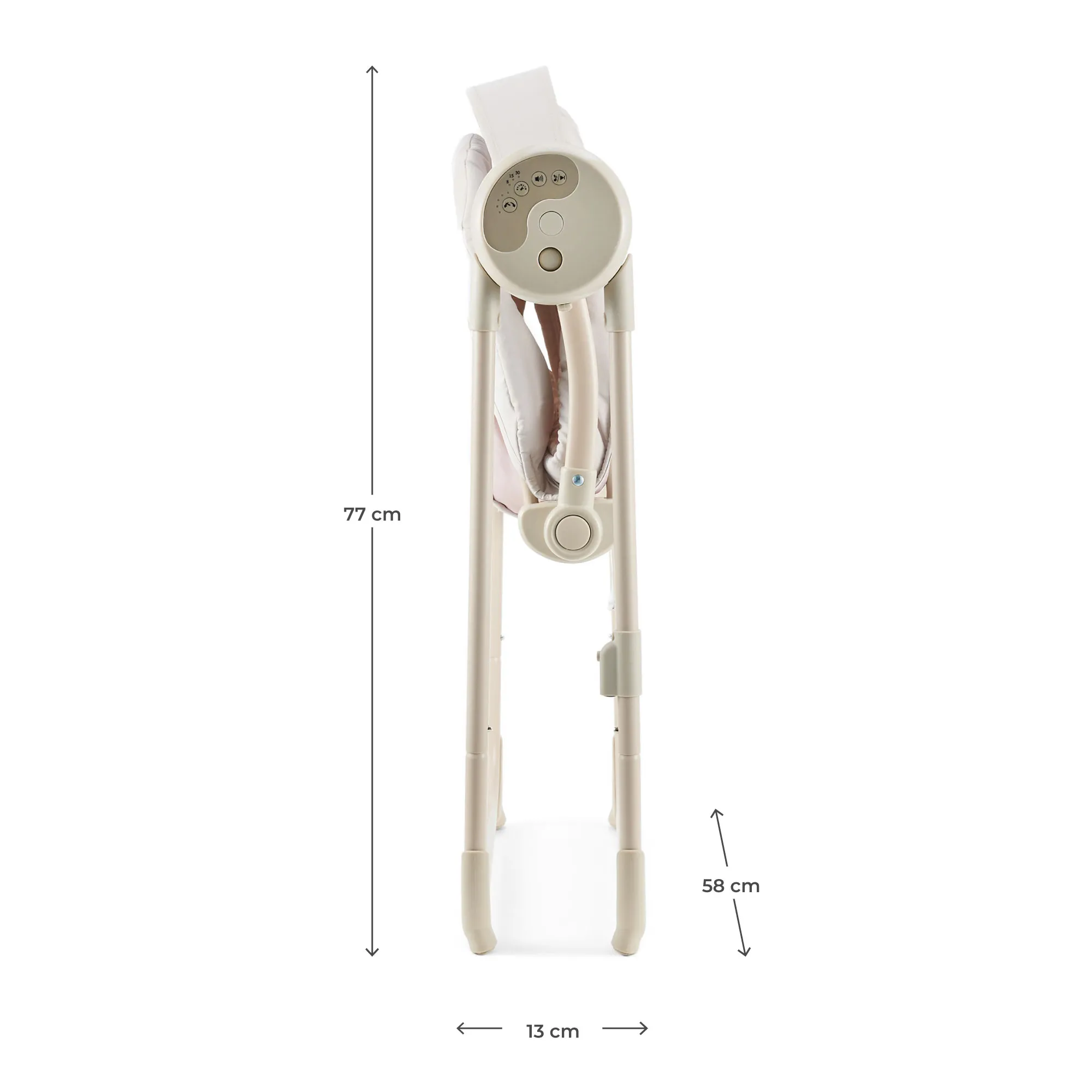 Електрична гойдалка та шезлонг Kinderkraft Swingee Beige
