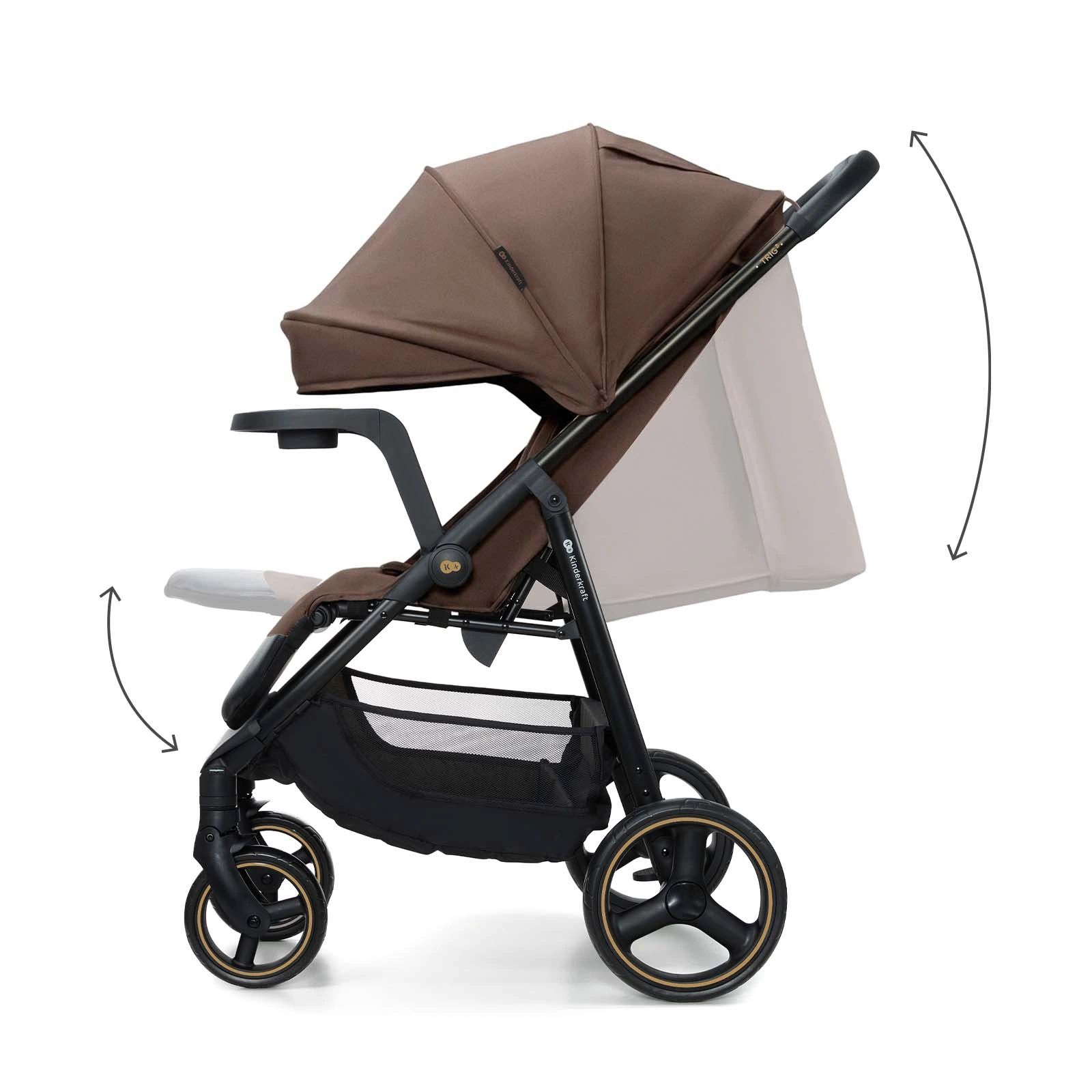 Прогулочная коляска Kinderkraft Trig 3 Brown (KSTRIG03BRW0000)