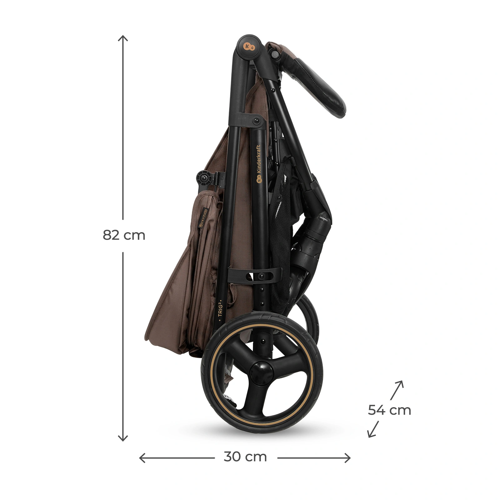 Прогулочная коляска Kinderkraft Trig 3 Brown (KSTRIG03BRW0000)