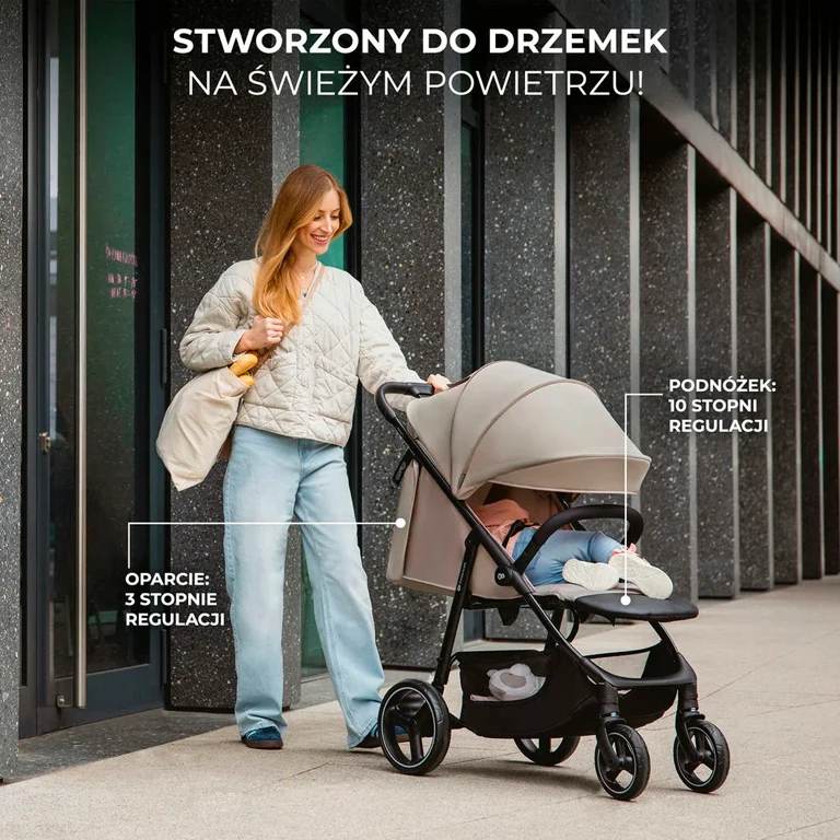 Прогулянкова коляска Kinderkraft Trig 3 Onyx Black