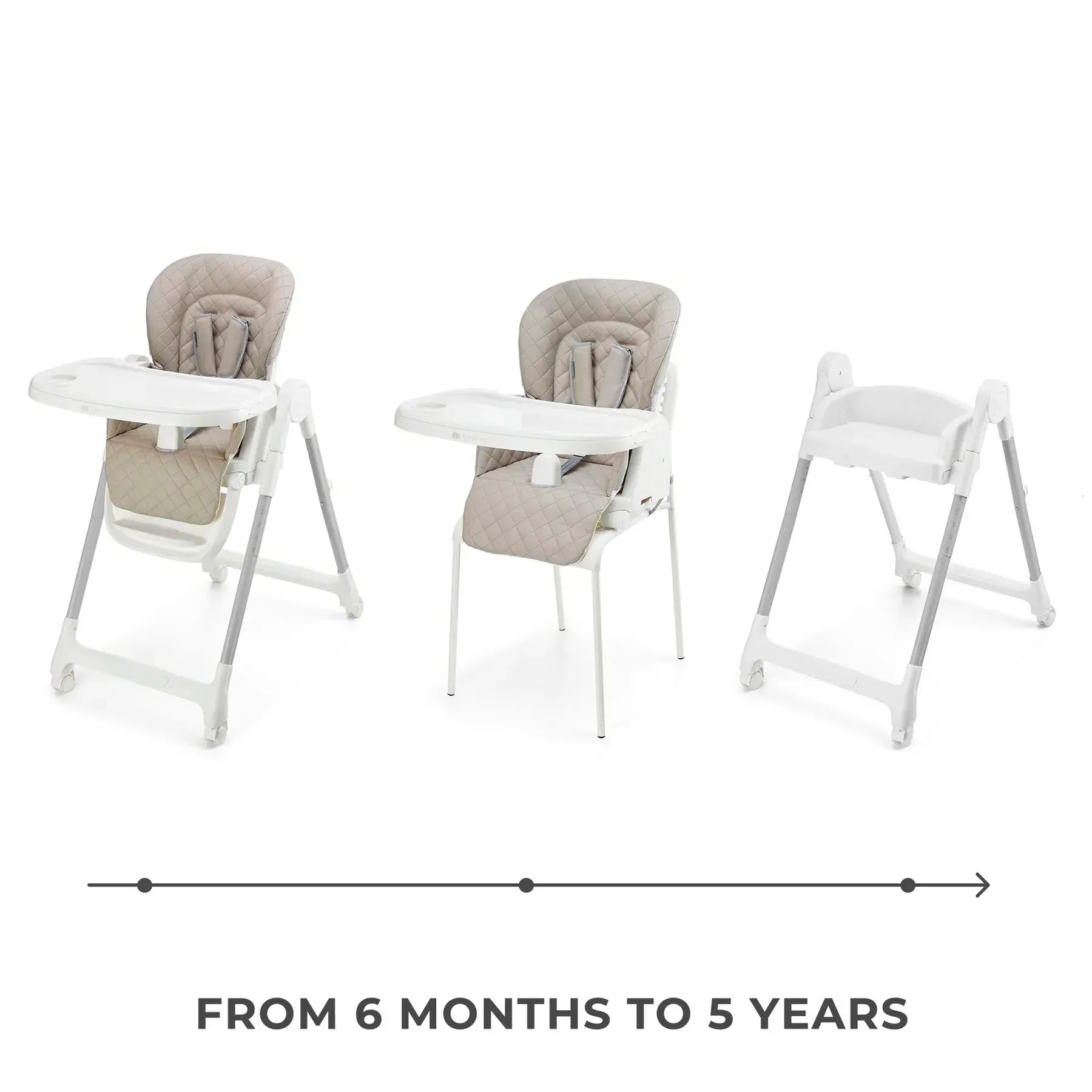 Стільчик для годування Kinderkraft Tulo Beige