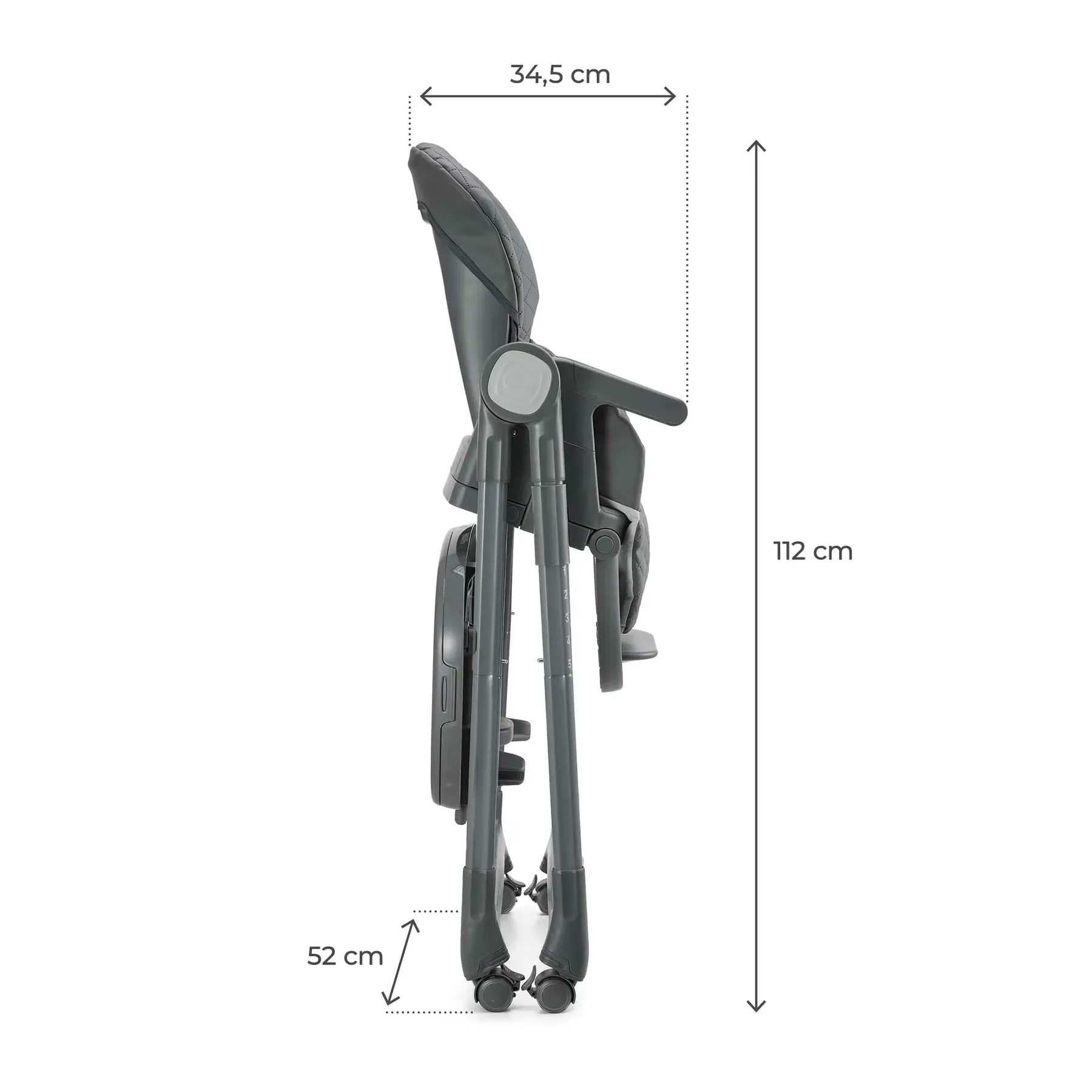 Стільчик для годування Kinderkraft Tulo Grey