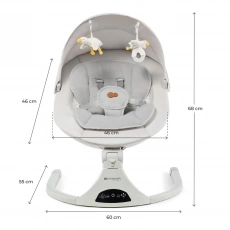 Крісло-гойдалка Kinderkraft Tulsy Beige