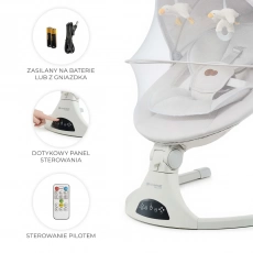 Крісло-гойдалка Kinderkraft Tulsy Beige