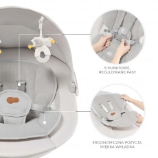 Крісло-гойдалка Kinderkraft Tulsy Beige