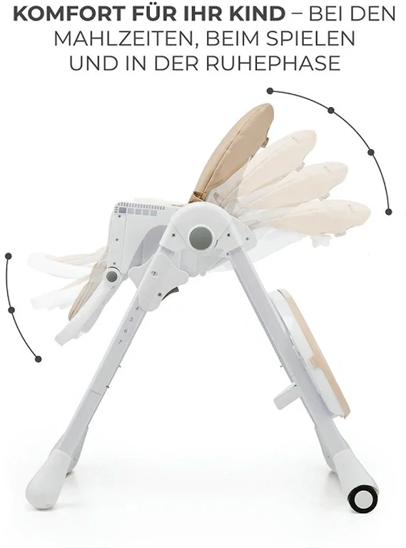 Стільчик для годування Kinderkraft Tummie Beige