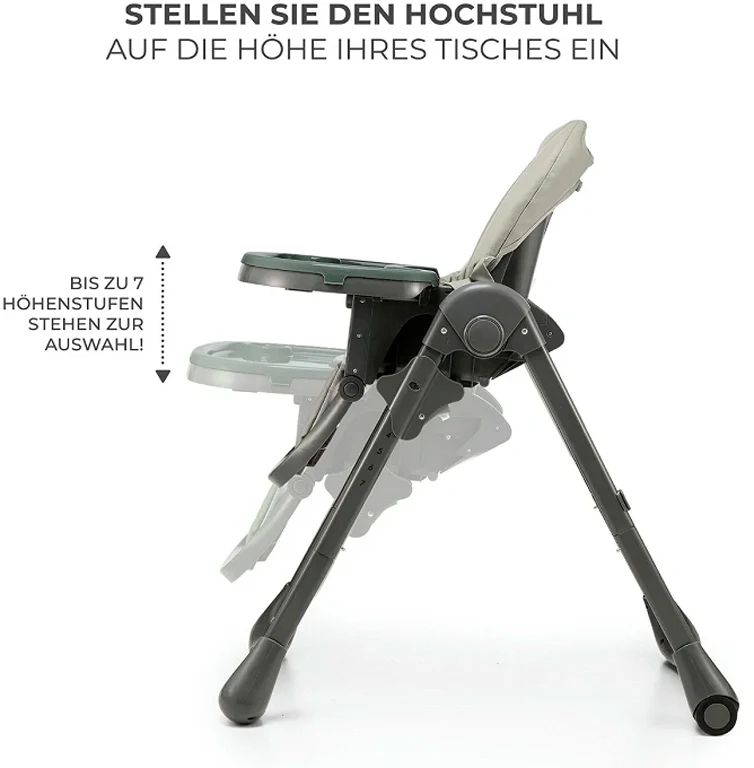 Стільчик для годування Kinderkraft Tummie Grey