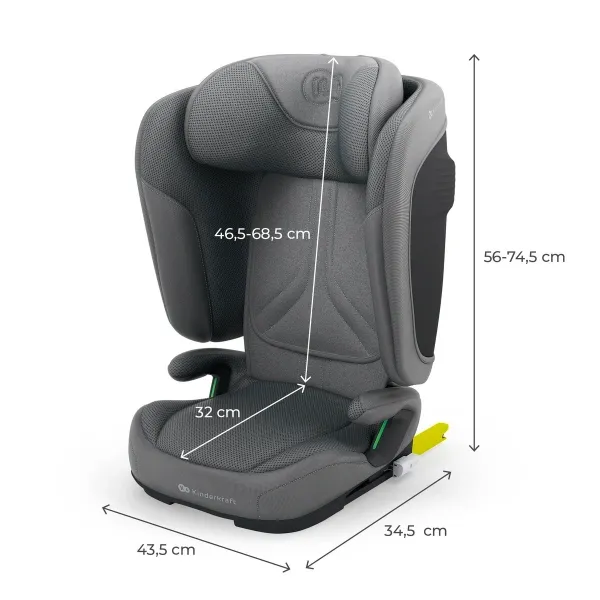 Автокрісло Kinderkraft Unity 2 i-Size Grey
