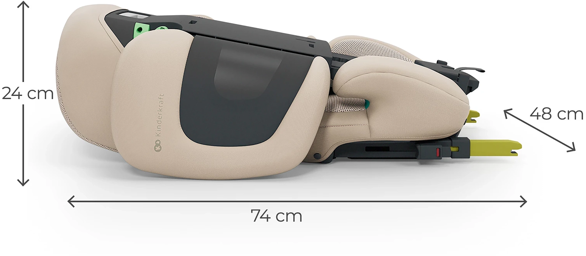 Автокресло Kinderkraft Xpand 2 Pro i-Size Beige