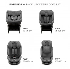 Автокресло Kinderkraft Xpedition 3 i-Size Grey (KCXPED03GRY0000)