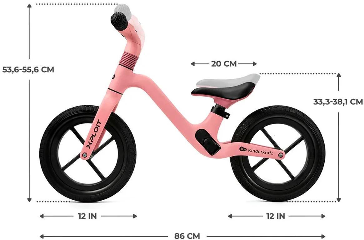Біговел Kinderkraft Xploit Bubblegum Pink