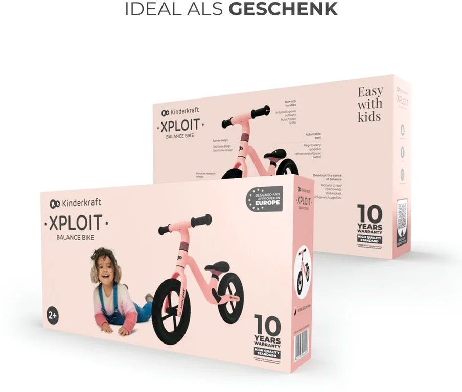 Біговел Kinderkraft Xploit Bubblegum Pink