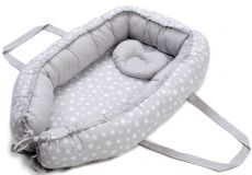 Кокон (позиціонер) Baby Veres Smiling Animals white-grey