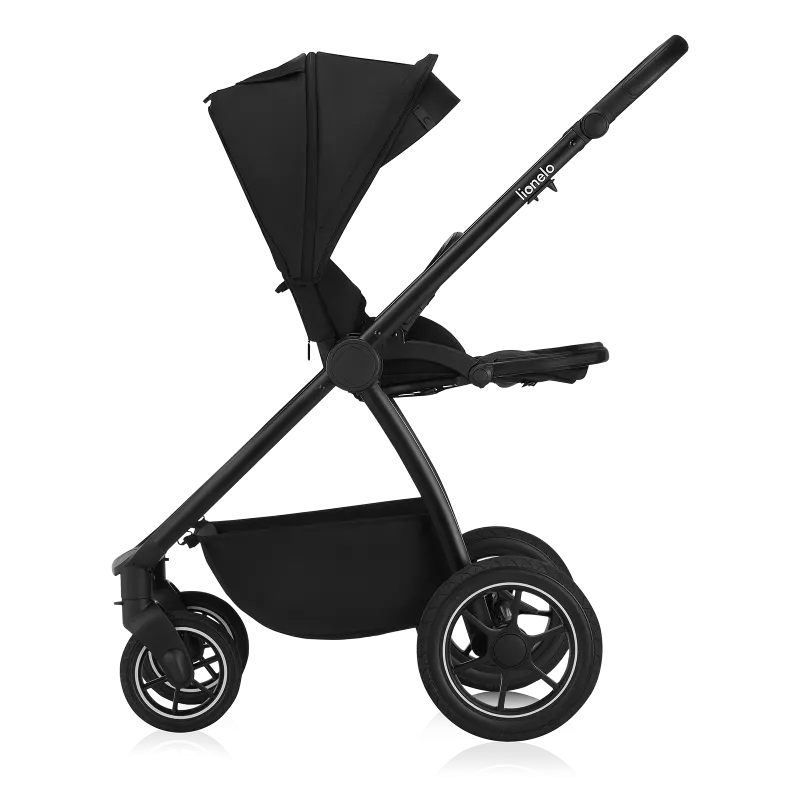 Коляска 2 в 1 Lionelo Meril Black Onyx