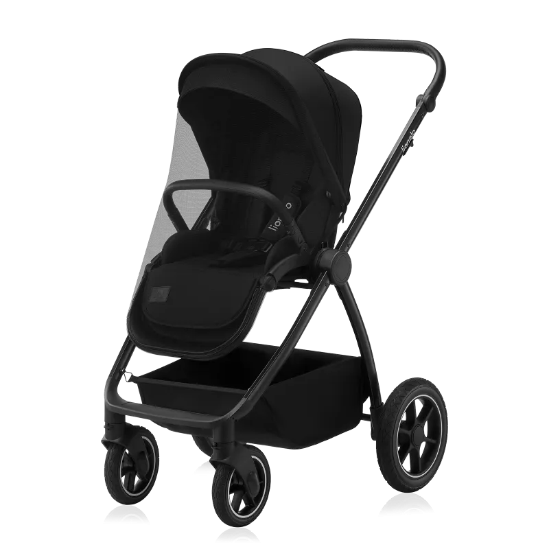Коляска 2 в 1 Lionelo Meril Black Onyx