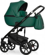 Детская коляска 2 в 1 Riko Ozon Ecco 22, (зеленая кожа)