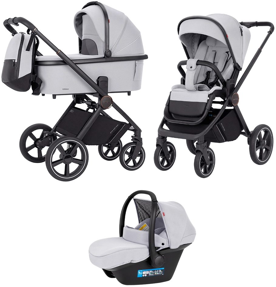 Коляска 3 в 1 Carrello Ultimo CRL-6519 Arctic Grey